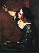 Artemisia  Gentileschi Allegory of Painting oil on canvas